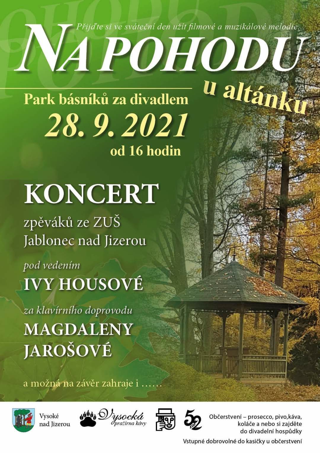 Koncert zpěváků ZUŠ Jablonec nad Jizerou