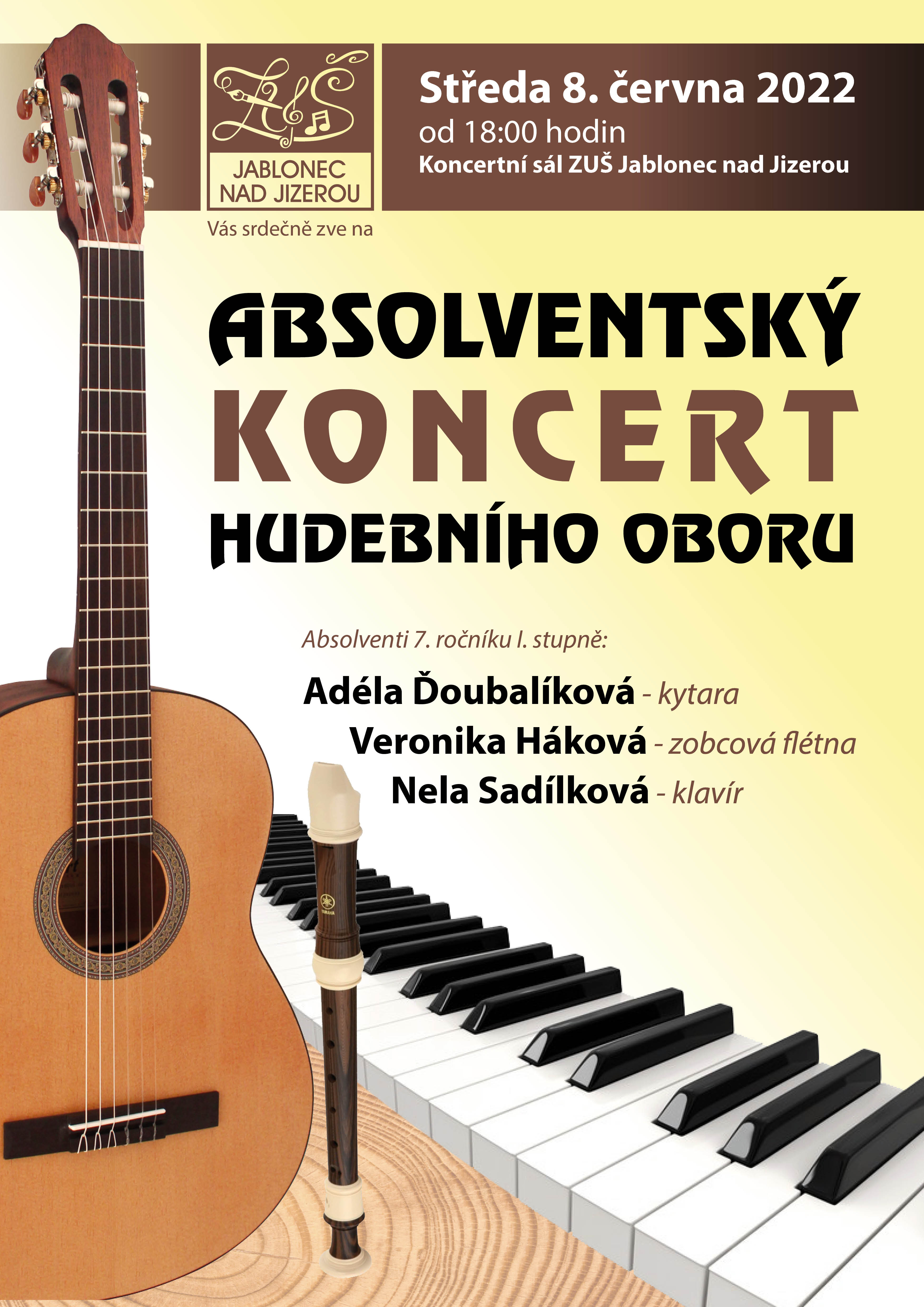 absolventské koncert hudba červen22