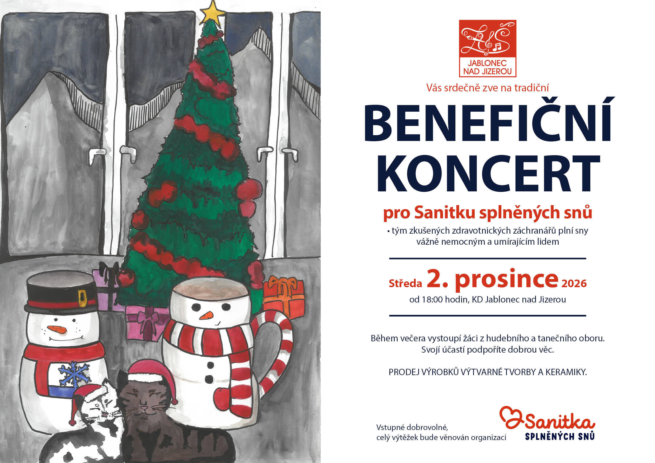 beneficni koncert zus jablonec nad jizerou 2026