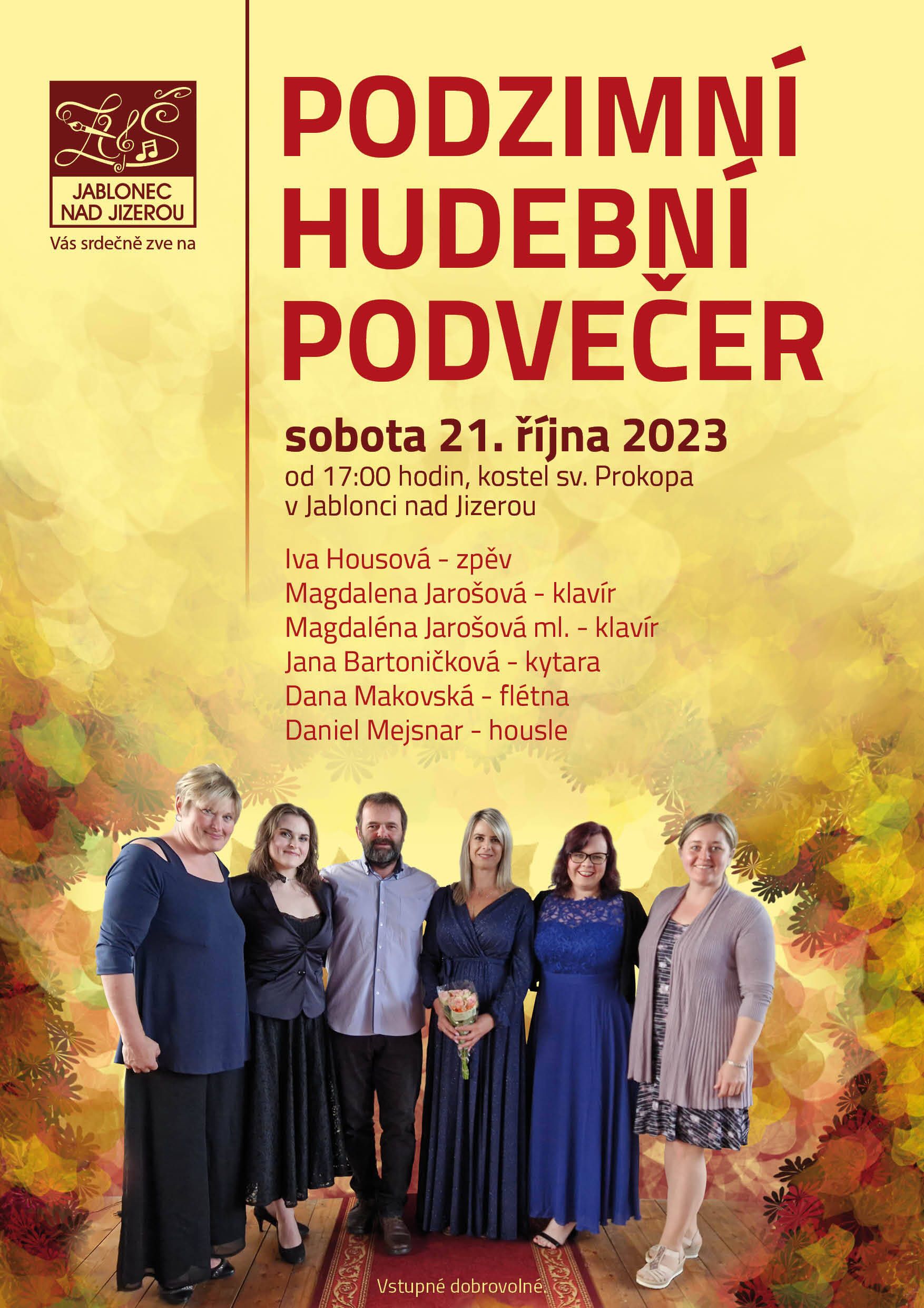 Podzimní koncert učitelů ze ZUŠ Jablonec nad Jizerou a ZUŠ Jilemnice